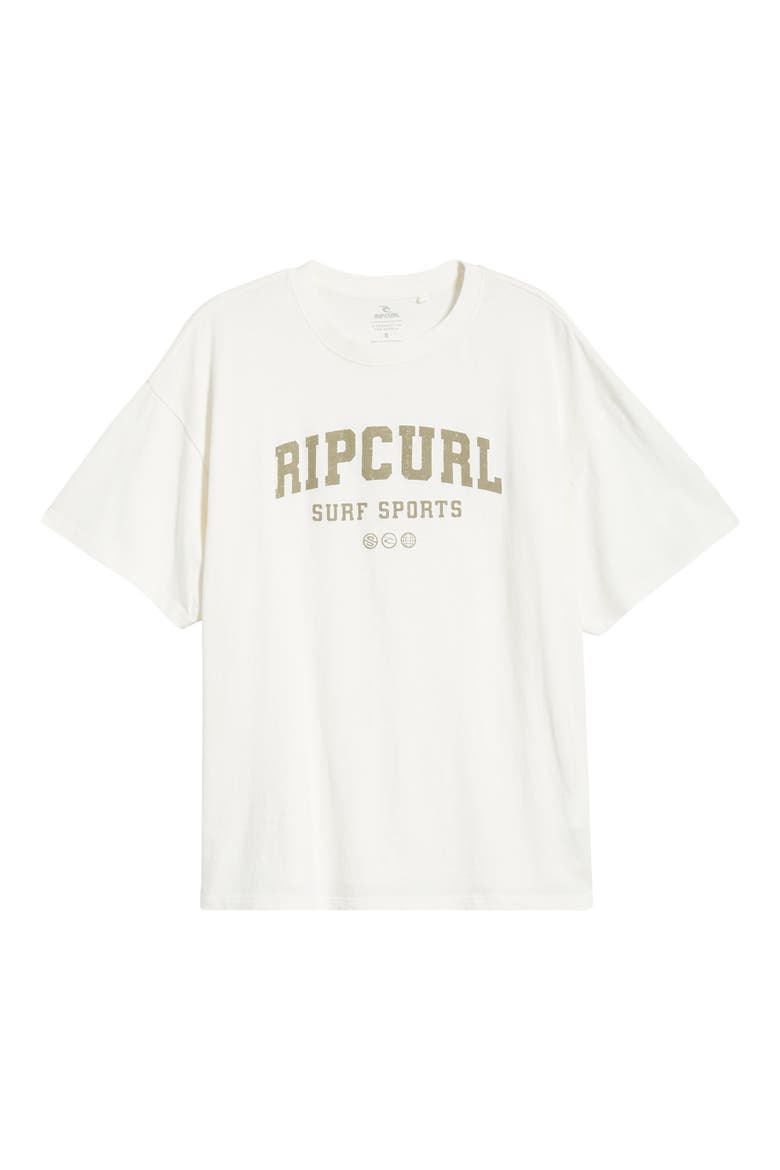 Varsity Sports Graphic Heritage Tee, Alternate, color, BONE/ KHAKI