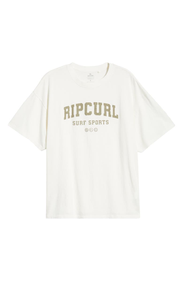 Rip Curl Varsity Sports Graphic Heritage Tee, Alternate, color, Bone/ Khaki