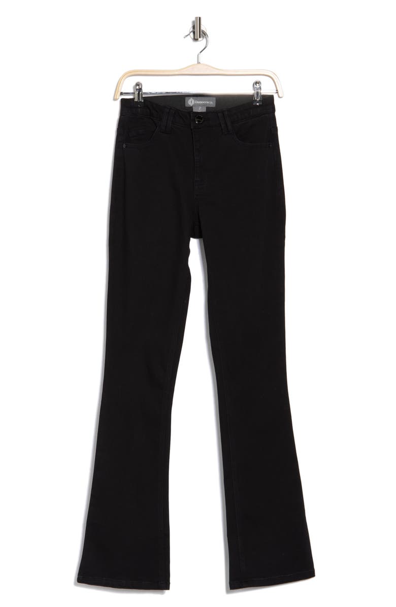 Democracy Itty Bitty Rhinestone Pocket Bootcut Jeans, Alternate, color, Black