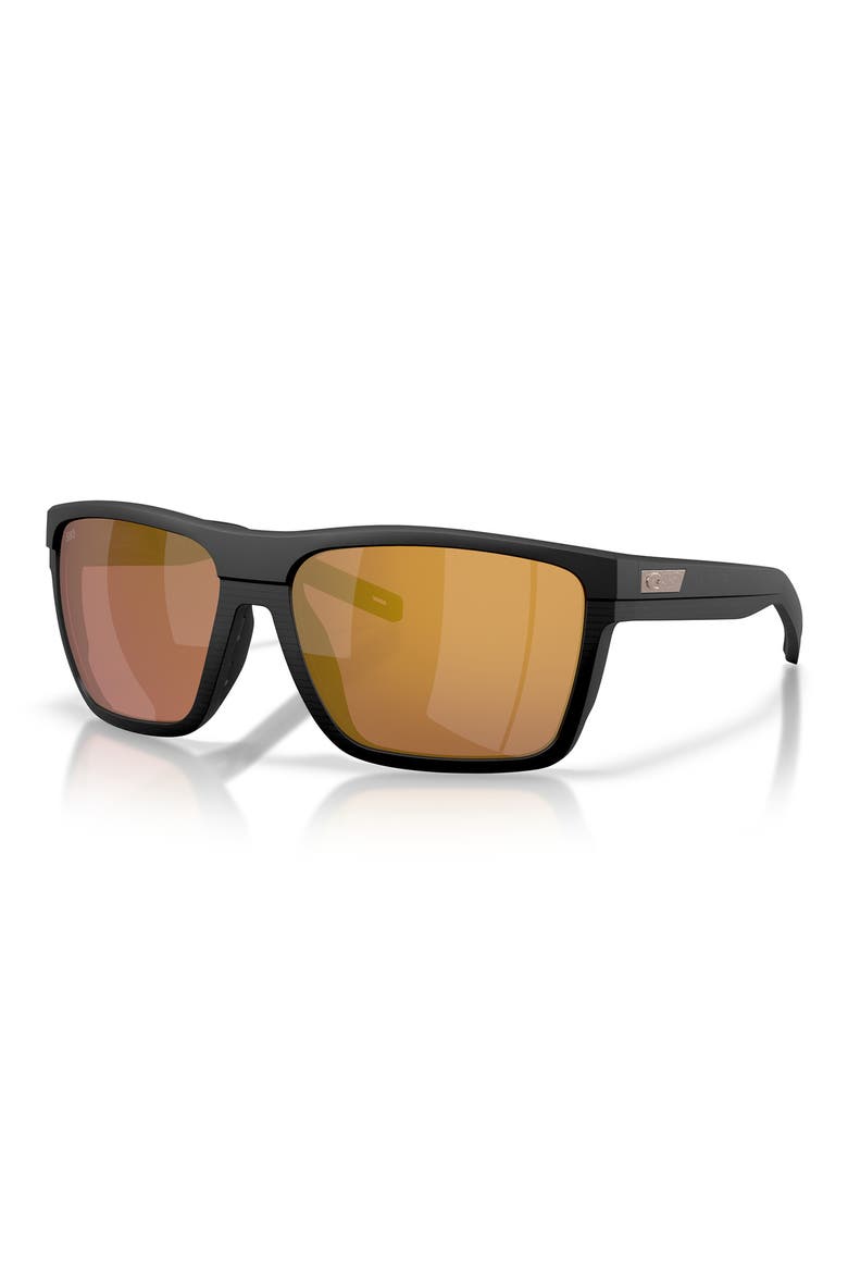 Pargo 61mm Polarized Square Sunglasses, Alternate, color, NET PLUS BLACK / GOLD 580G