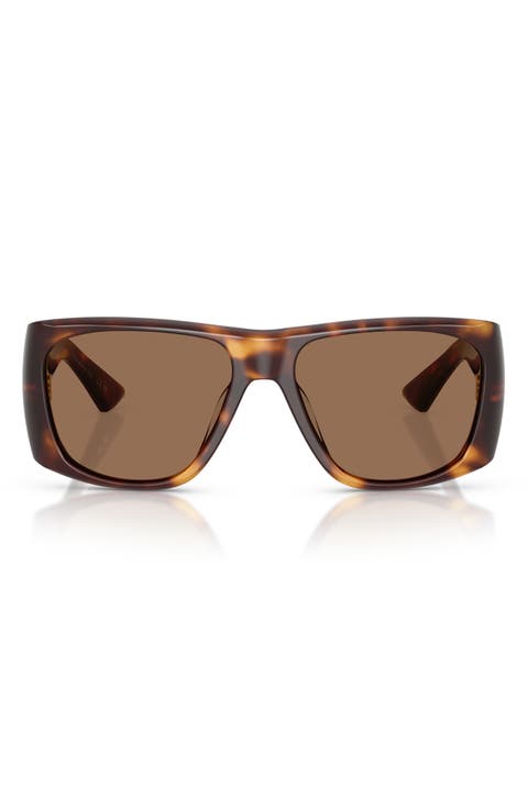 x Khaite 1965C 58mm Square Sunglasses