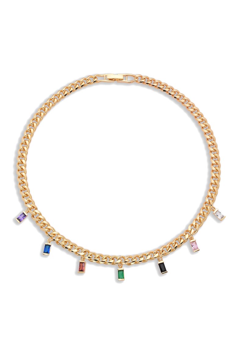 Noelle Charm Necklace, Alternate, color, GOLD