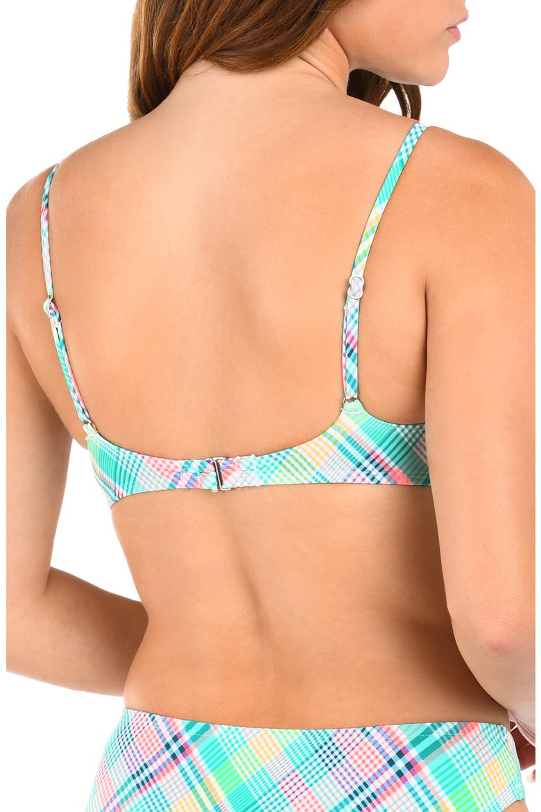Schools Underwire Bikini Top, Alternate, color, BLUE/ GREEN MULTI