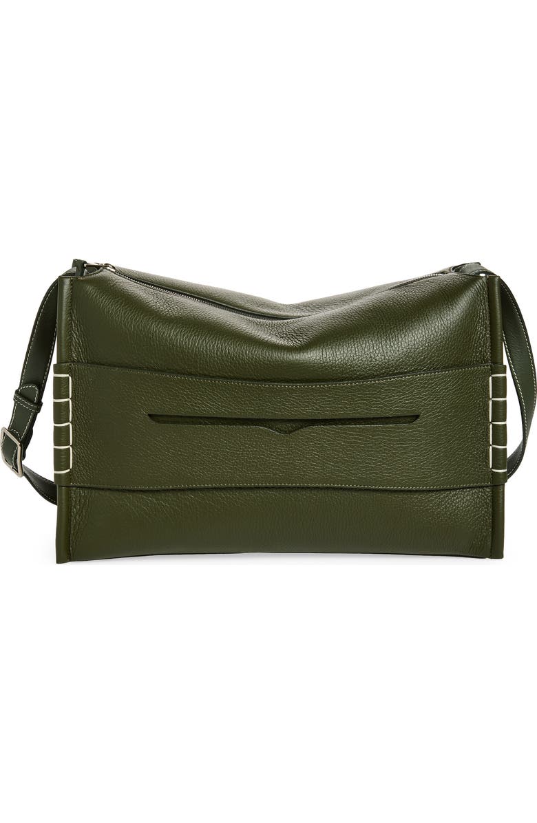 JW Anderson Loafer Messenger Bag, Main, color, Khaki