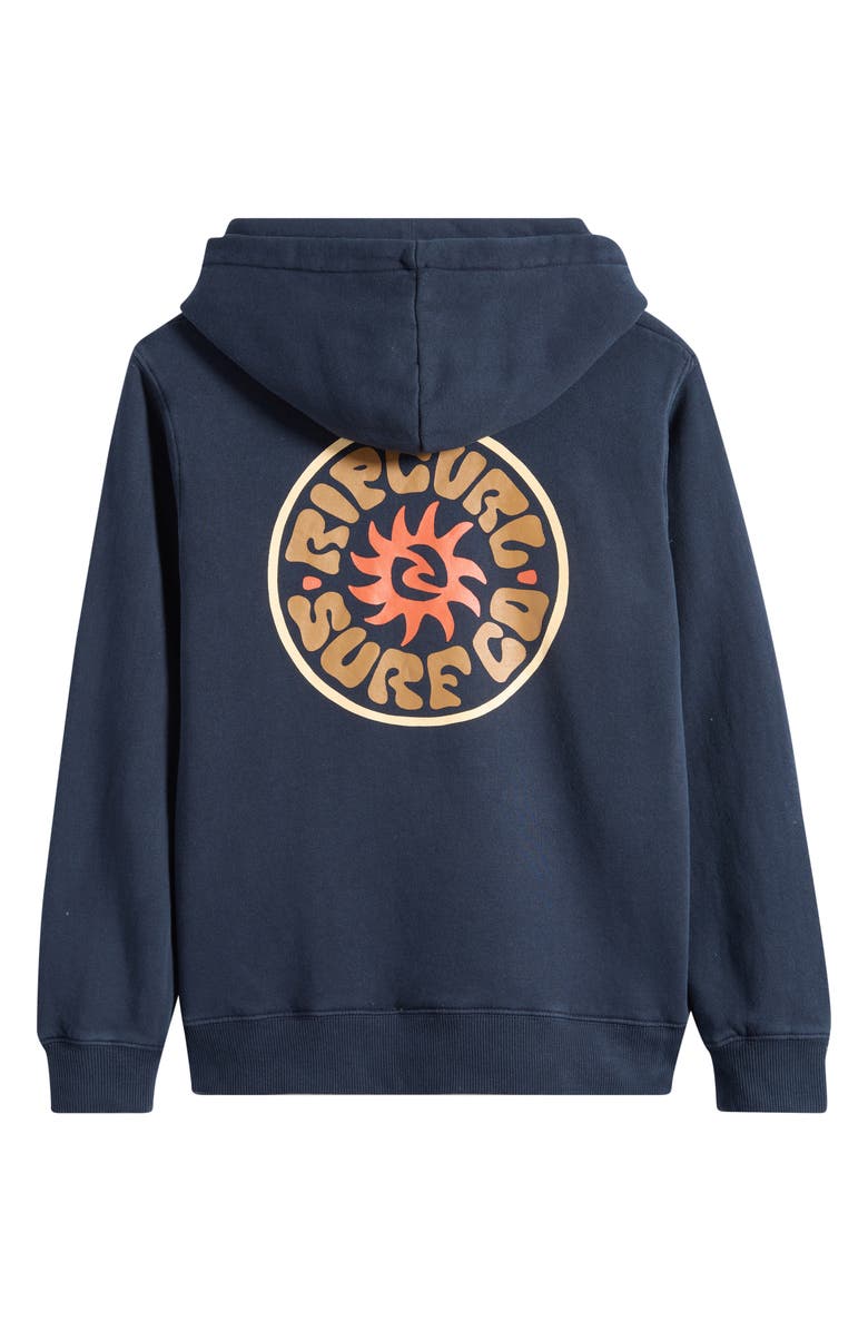 Rip Curl Kids' Pacific Graphic Hoodie, Alternate, color, Dark Navy