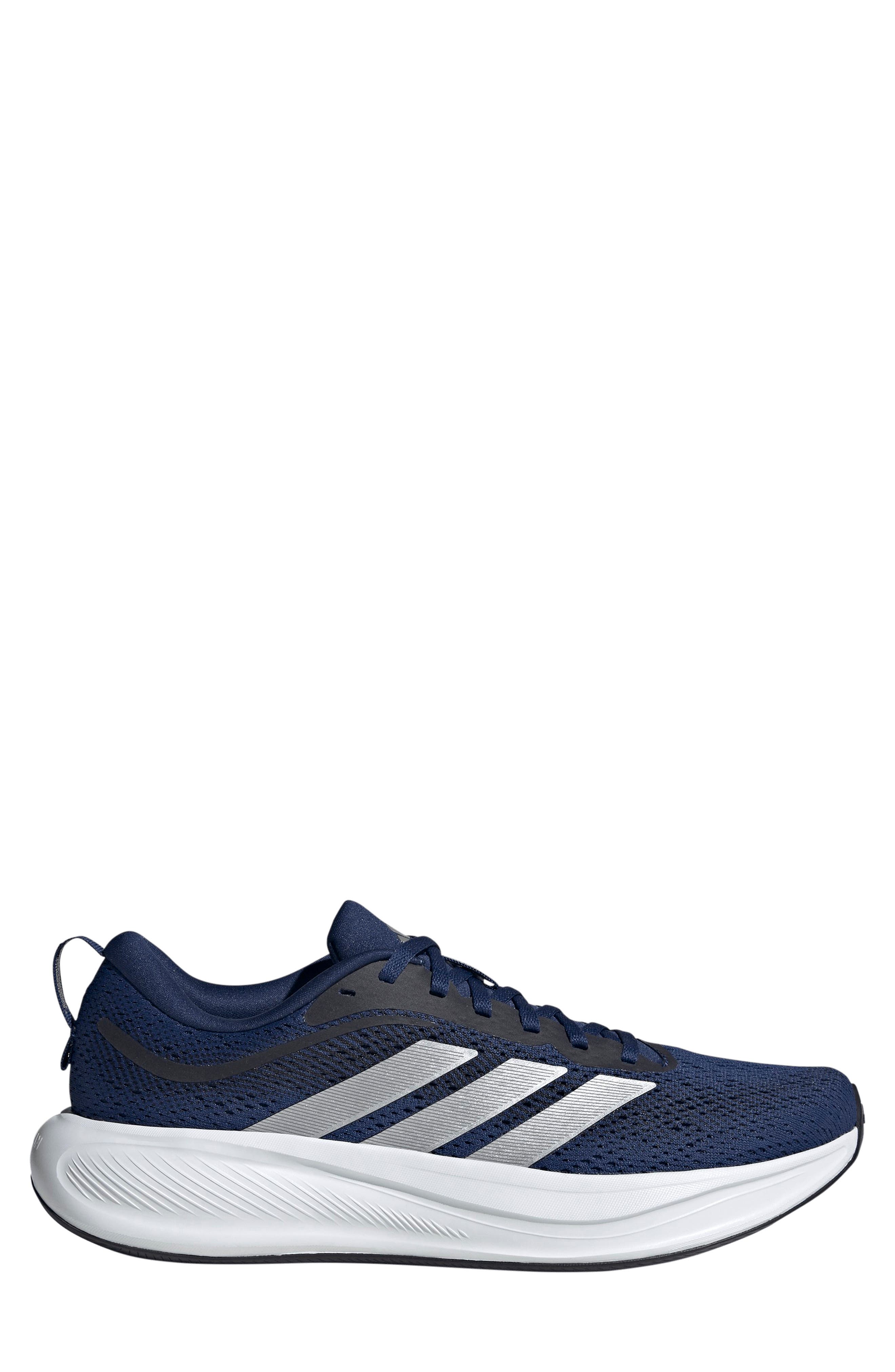 adidas Response Pace Running Shoe, Alternate, color, Dark Blue/ Matte Silver/ Black