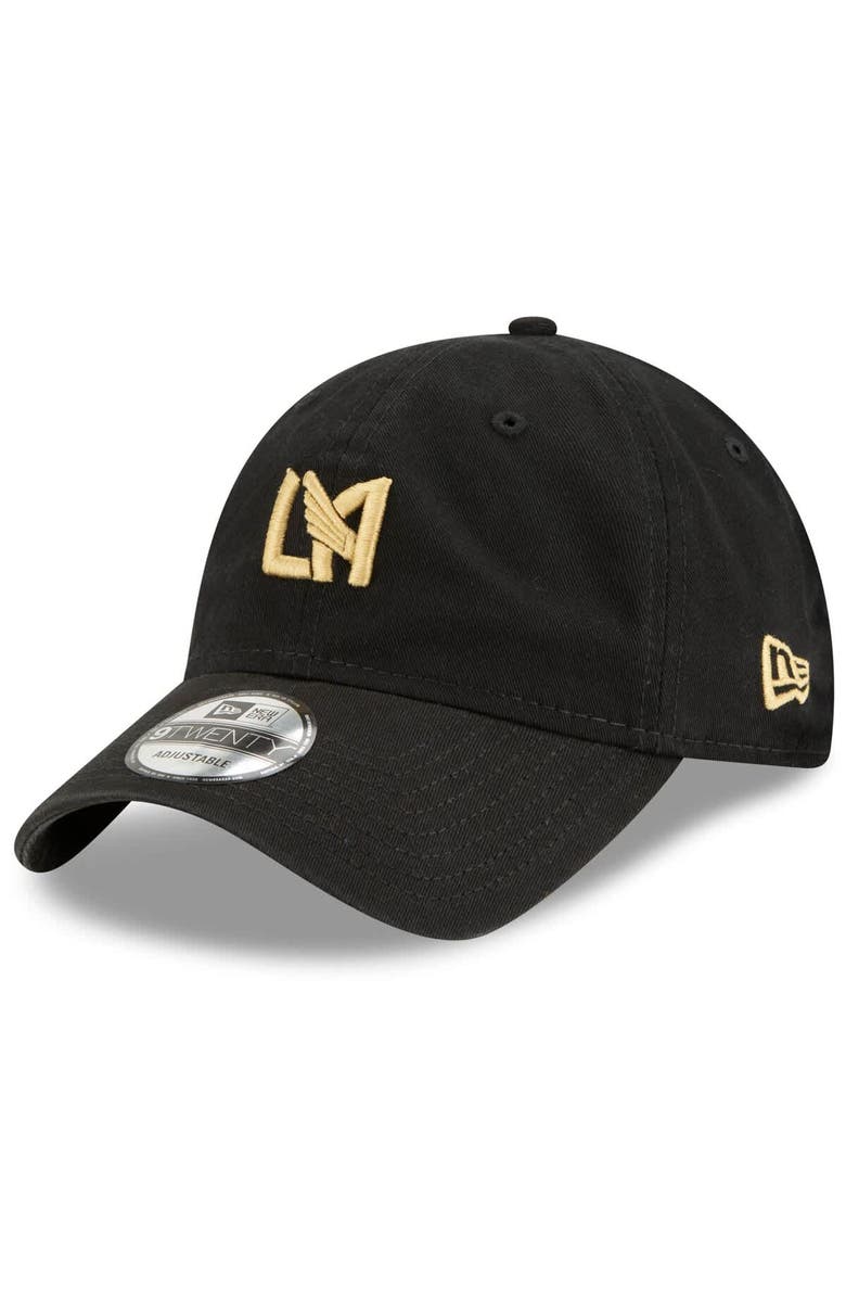 New Era Men's New Era Black LAFC Icon 9TWENTY Adjustable Hat, Main, color, 