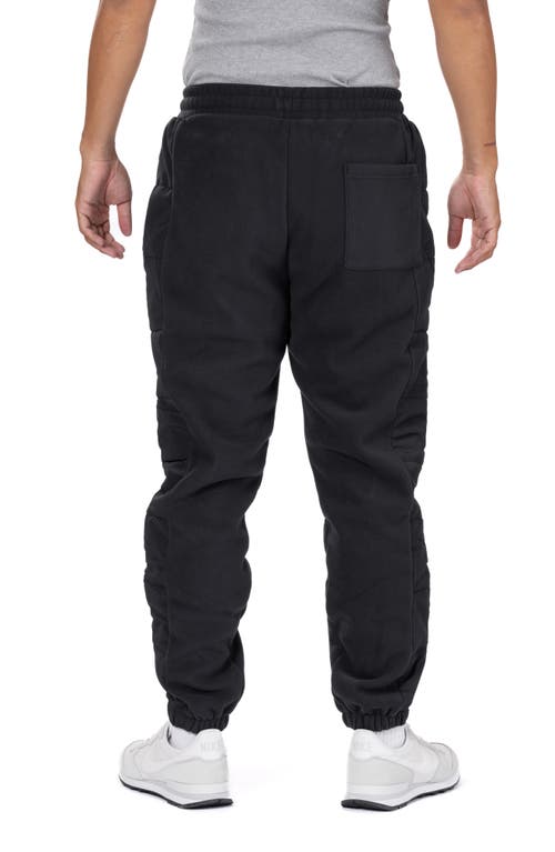 Vast Ripstop Fleece Lined Joggers In Black