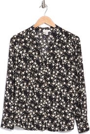 NORDSTROM RACK V-Neck Long Sleeve Top