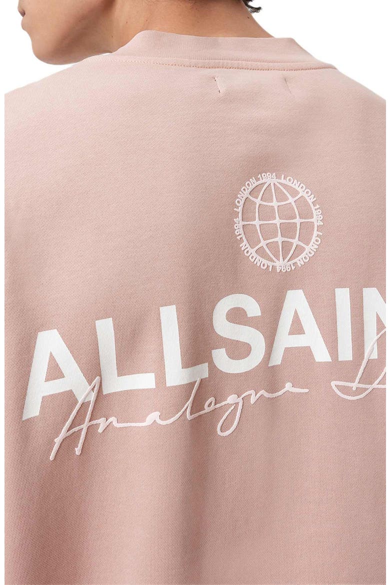 Emblem Graphic Sweatshirt, Alternate, color, SUNBAKED PINK
