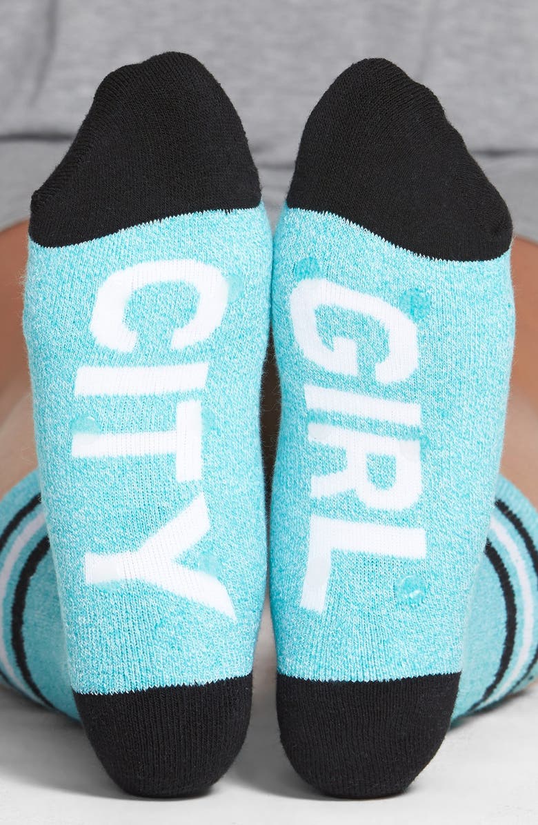 Arthur George by R. Kardashian 'City Girl' Crew Socks, Main, color,