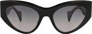 Gucci 54mm Cat Eye Sunglasses
