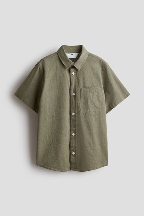 Linen-blend Shirt