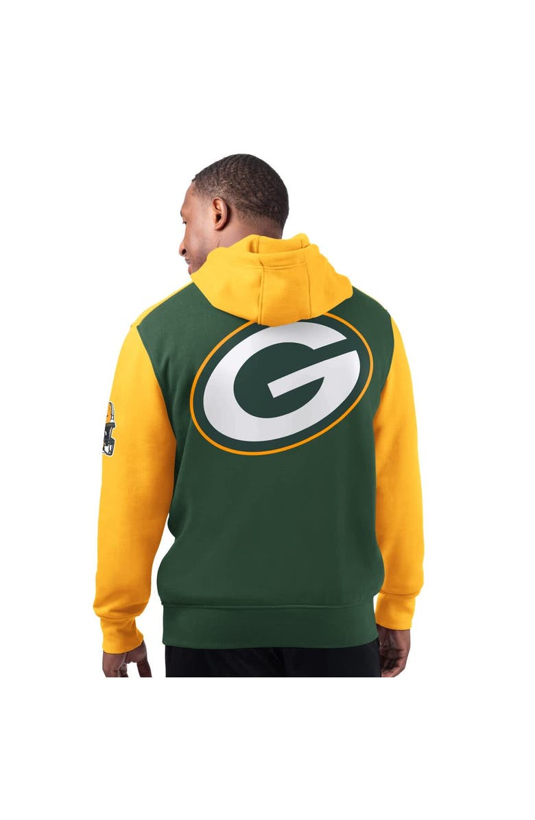 STARTER Men's Starter Green Green Bay Packers Extreme Pullover Hoodie, Alternate, color, 
