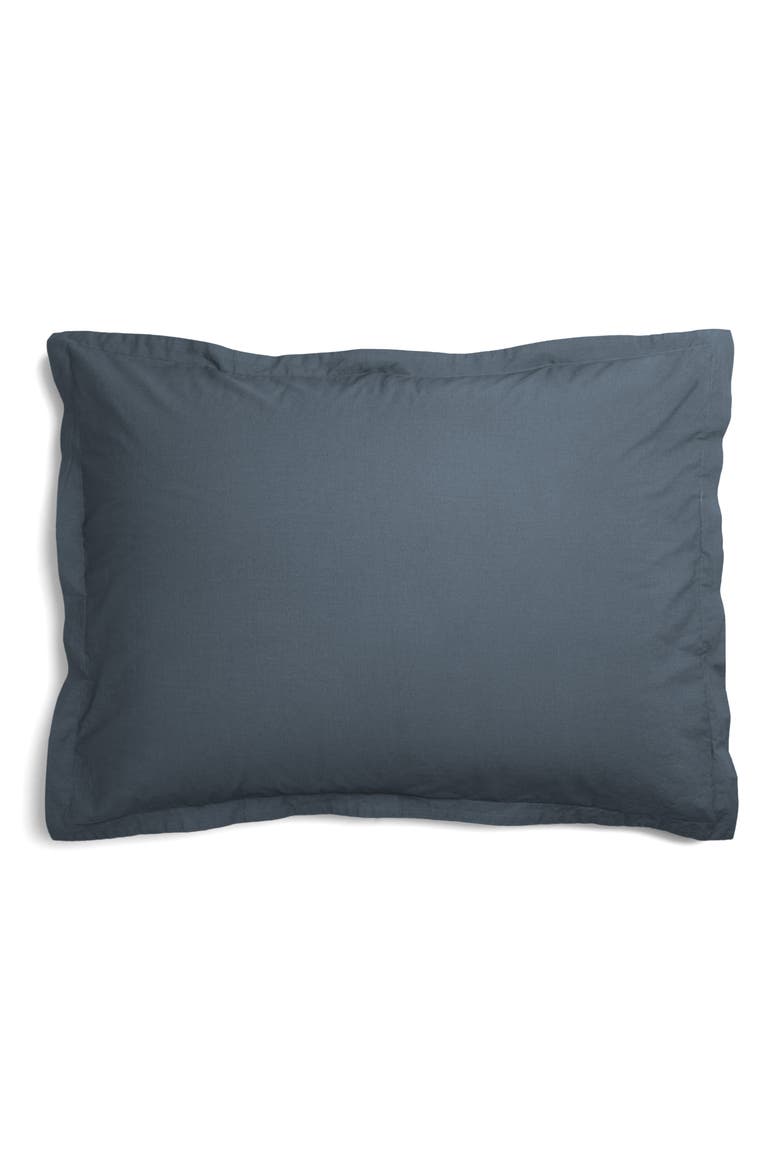 Set of 2 Brushed Cotton Shams, Alternate, color, DUSK