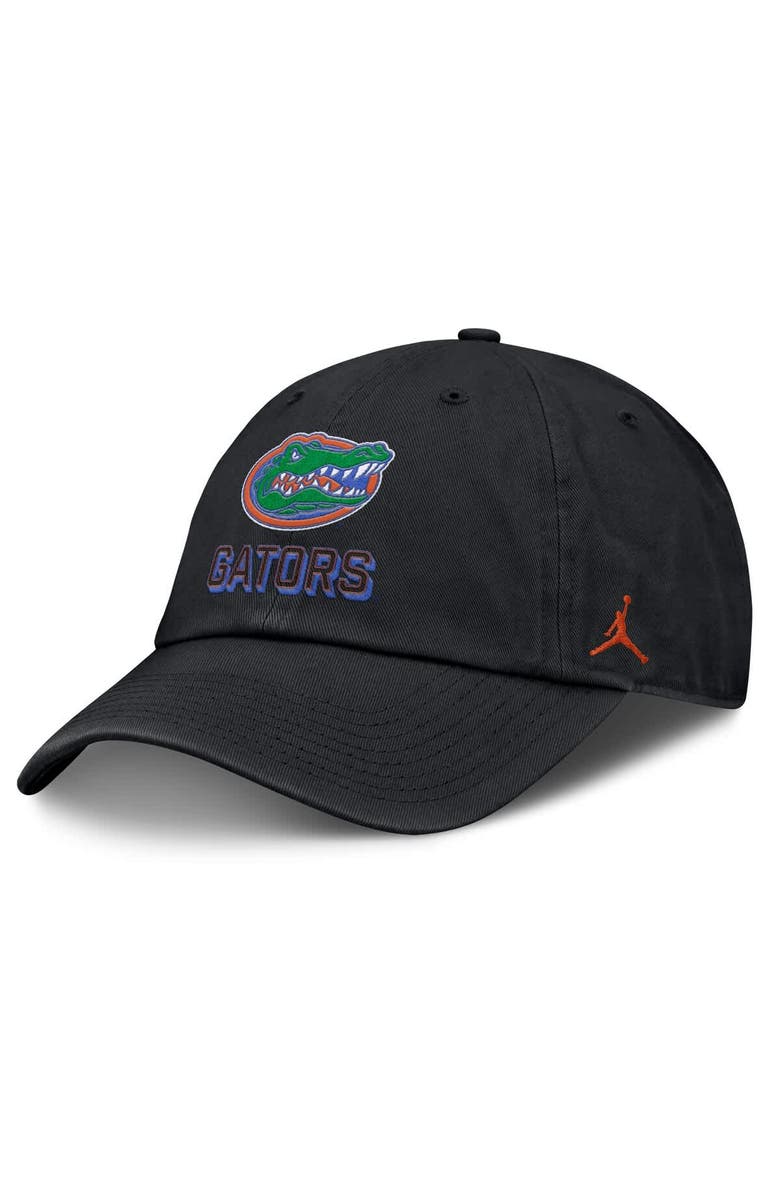 Jordan Brand Men's Jordan Brand Black Florida Gators 2025 On-Field Club Adjustable Hat, Main, color, Black