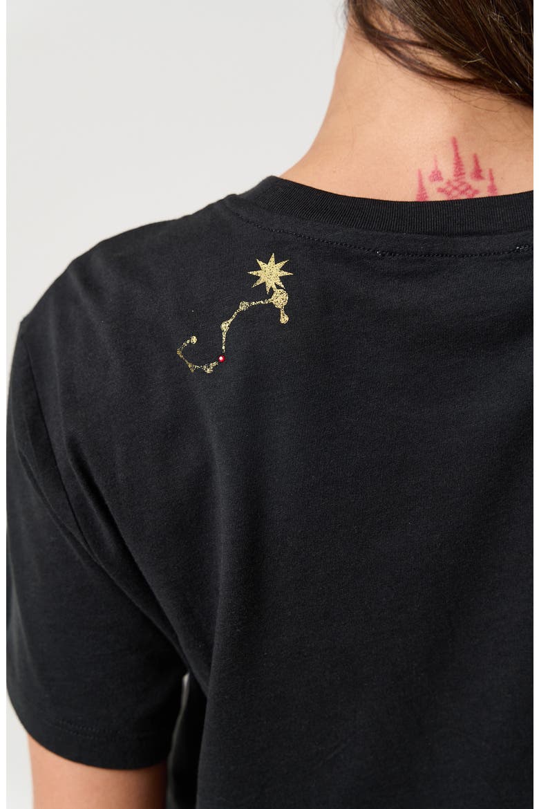 Scorpio Mercury Graphic T-Shirt, Alternate, color, BLACK