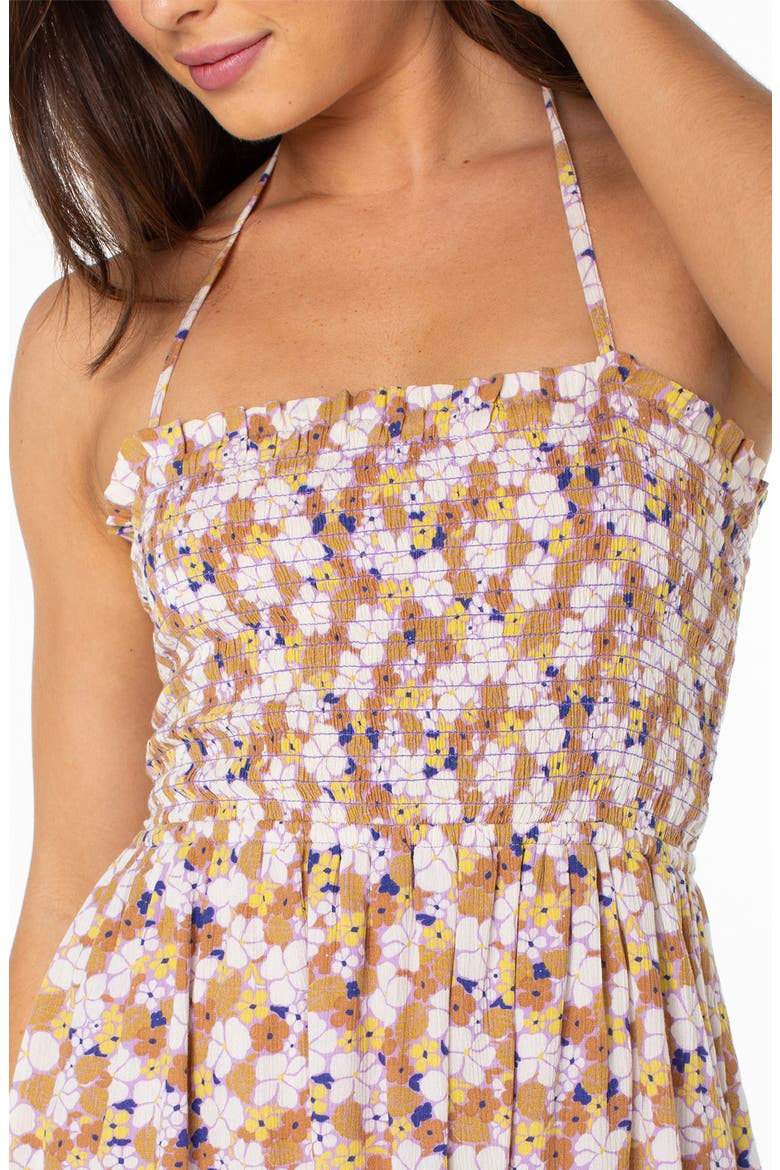 Magnolia Halter Mini Sundress, Alternate, color, AFRICAN VIOLET