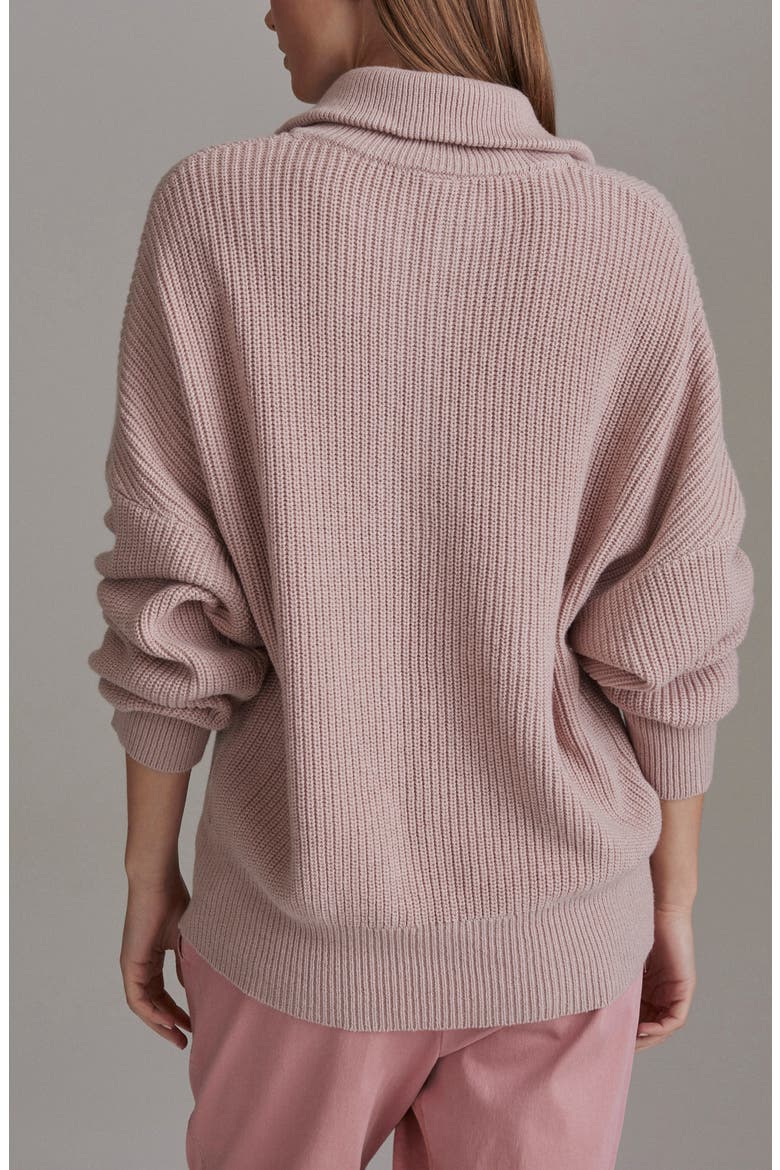 Axtell Half Zip Sweater, Alternate, color, PALE BLUSH