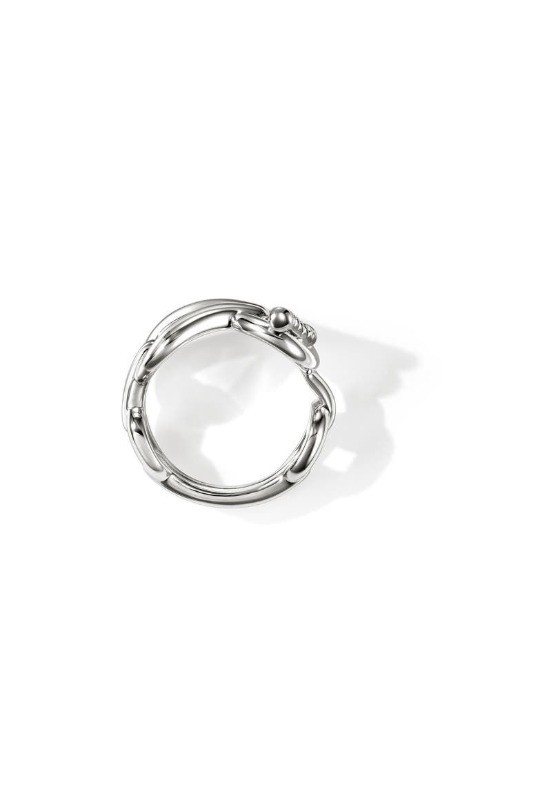 Surf Sterling Silver Diamond Band Ring, Alternate, color, SILVER