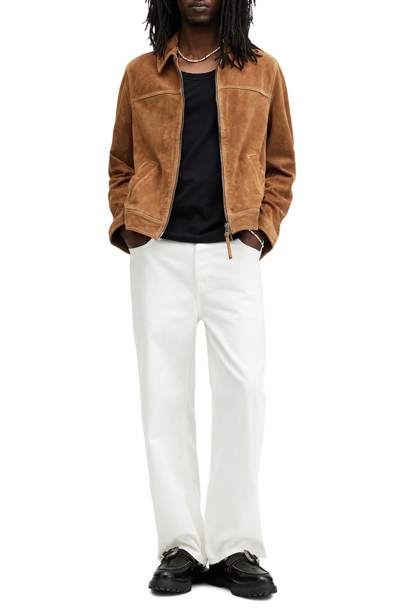 AllSaints Marquez Suede Jacket, Alternate, color, 