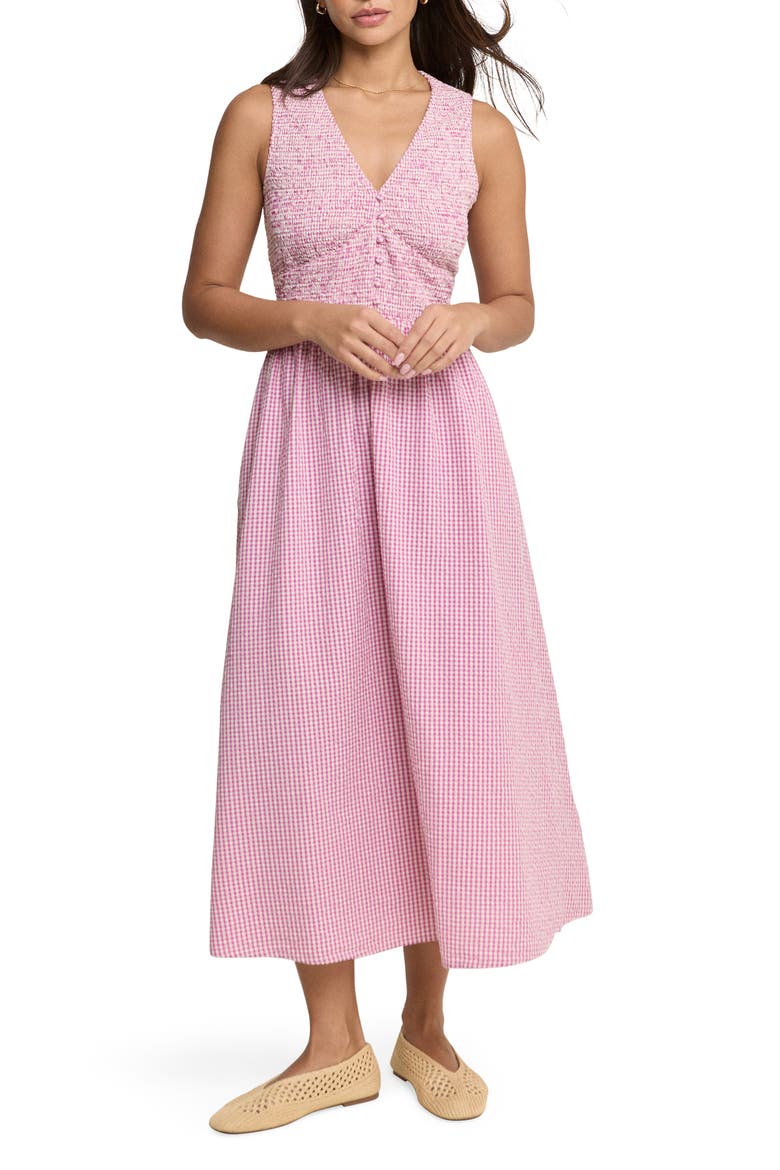 Eliza Check Print Sleeveless Dress (Women) | Nordstrom