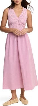 Nobody's Child Eliza Check Print Sleeveless Dress