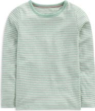 Mini Boden Kids' Long Sleeve Pointelle Top