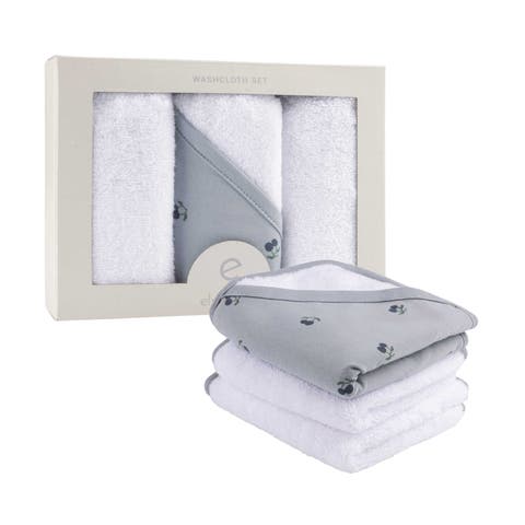 Baby Towel Wash Cloth Pink 3 Pack