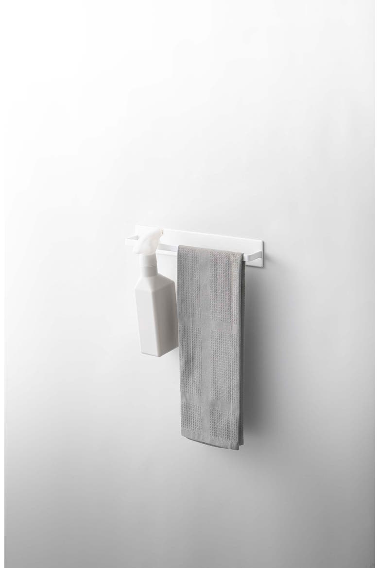 Magnetic Kitchen Towel Hanger, Alternate, color, WHITE