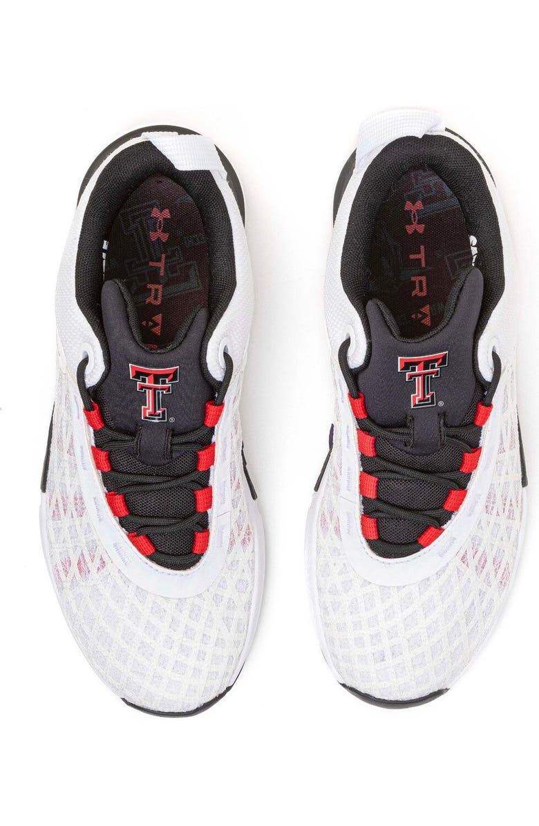 Under Armour Men's Under Armour White Texas Tech Red Raiders TriBase Reign 5 Training Shoes, Alternate, color,