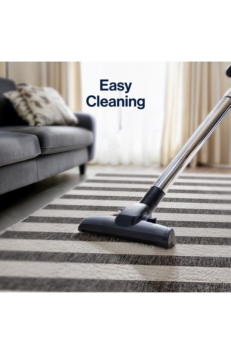 JONATHAN Y Aveiro Wide Stripe Indoor/Outdoor Area Rug, Alternate, color, Black/Cream