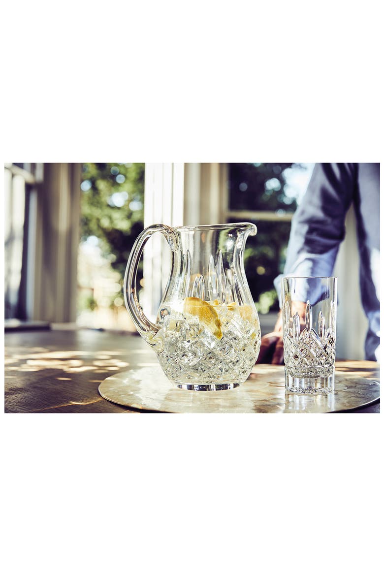 Lismore Lead Crystal Pitcher, Alternate, color, CLEAR