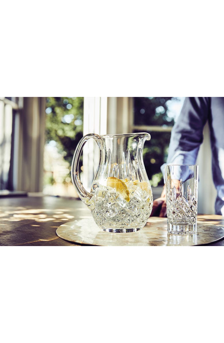 Waterford Lismore Lead Crystal Pitcher, Alternate, color, Clear