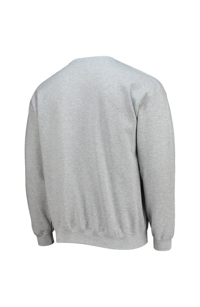 TONES OF MELANIN Men's Tones of Melanin Gray North Carolina Central Eagles Pullover Sweatshirt, Alternate, color, 