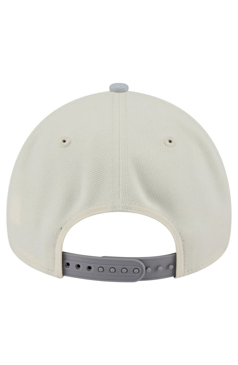 New Era Men's New Era Cream Los Angeles Dodgers 2024 World Series Champions Parade Takedown A-Frame 9FORTY Adjustable Hat, Alternate, color, Cream