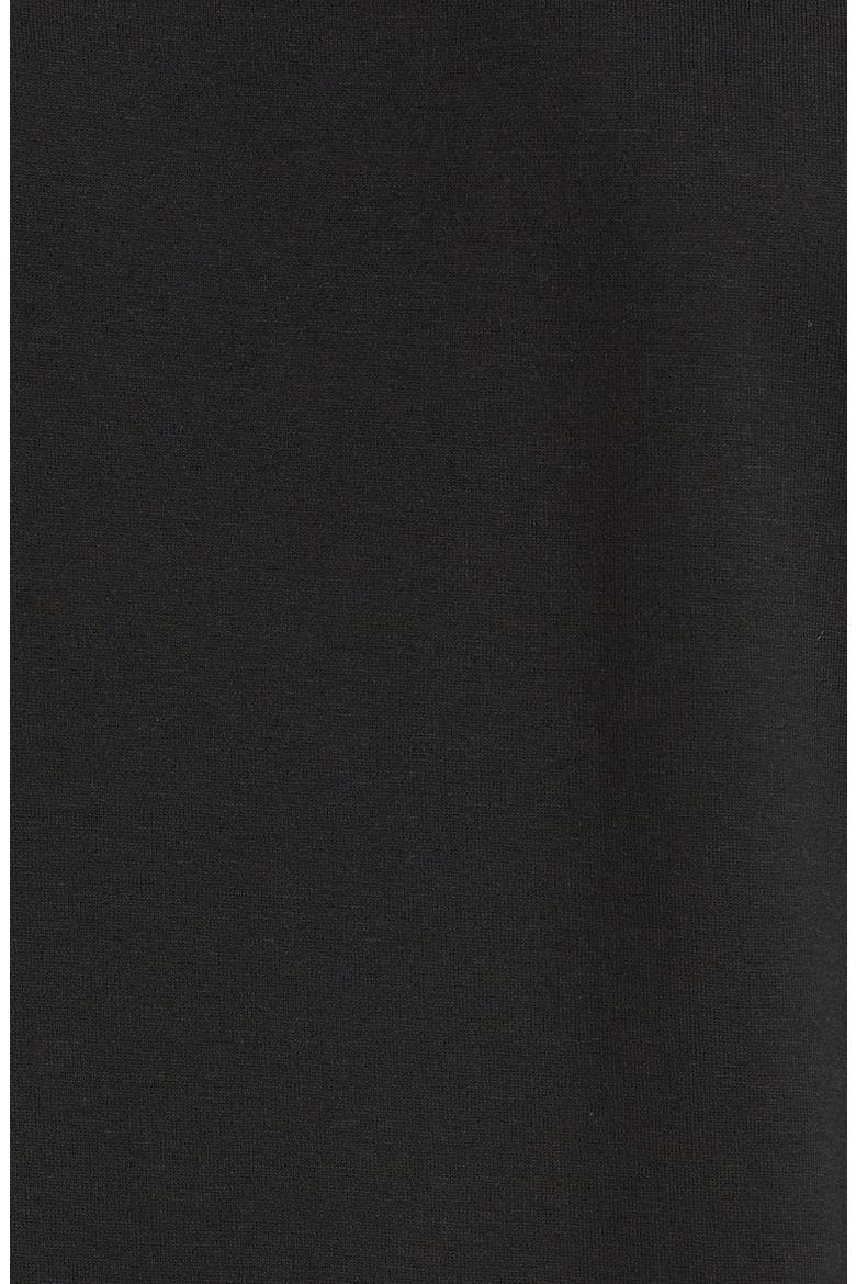 Logo Plate Crewneck Cotton T-Shirt, Alternate, color, BLACK