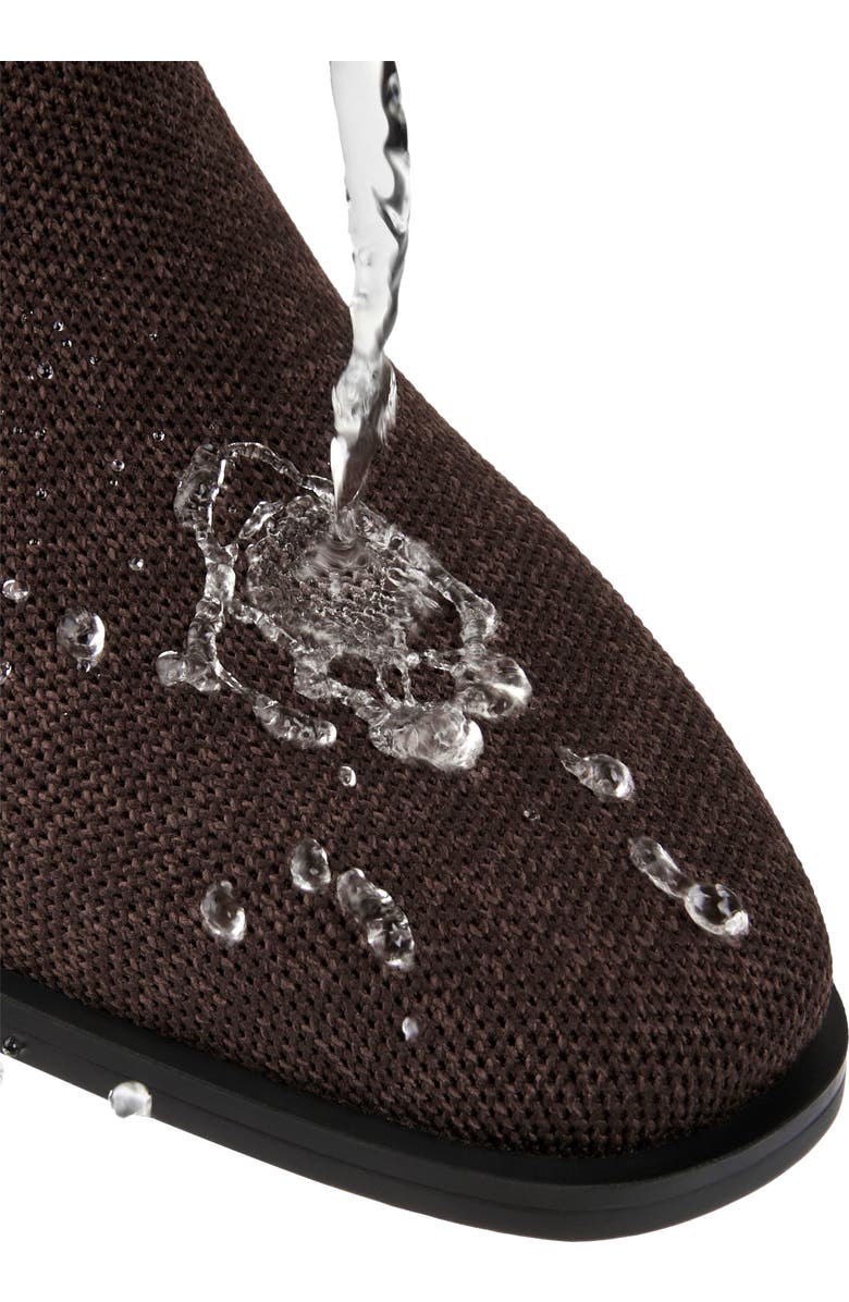 VIVAIA Square-Toe Water-Repellent Ankle Boots, Alternate, color, Dark Chocolate