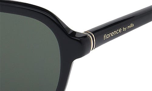 Florence By Mills 54mm Navigator Sunglasses In Black