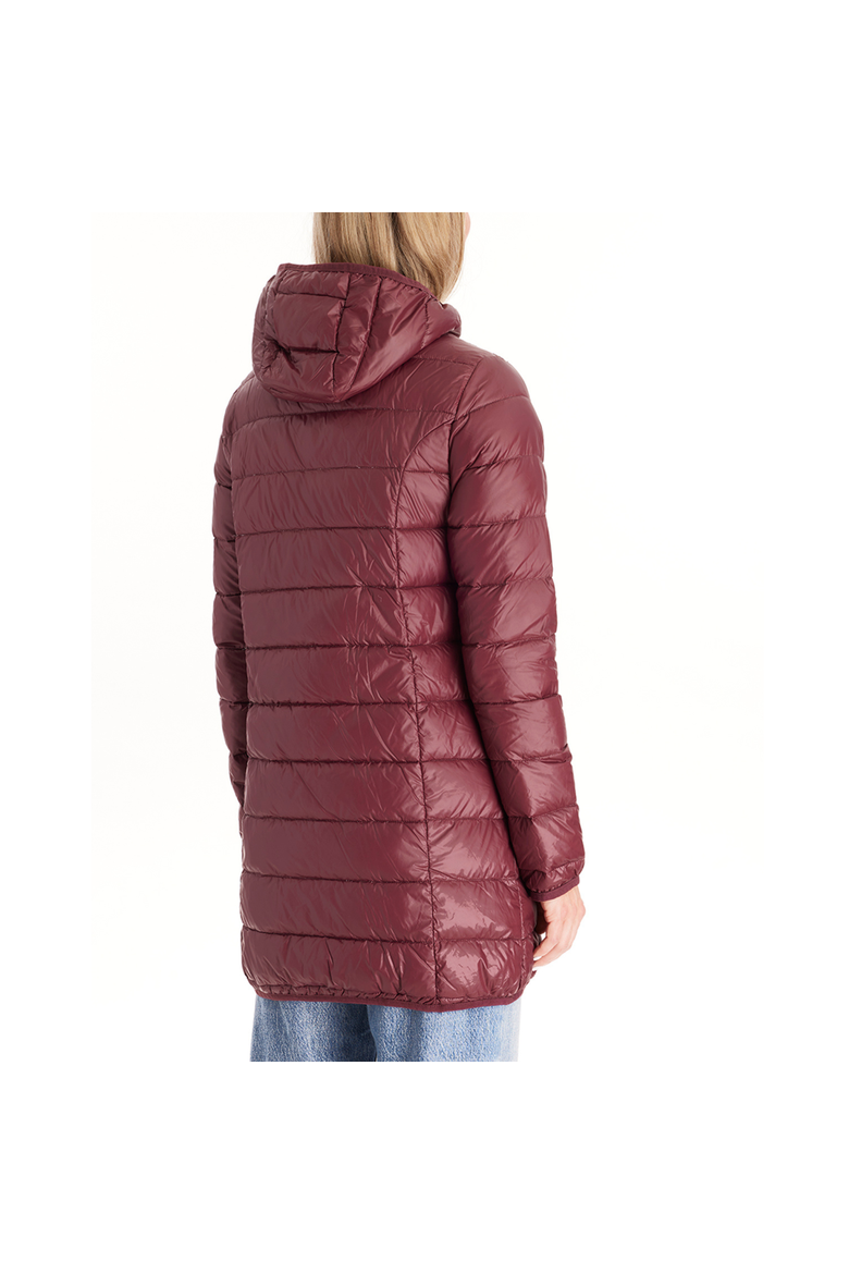 Ashley 3-in-1 Down Lightweight Maternity Jacket, Alternate, color, BURGUNDY