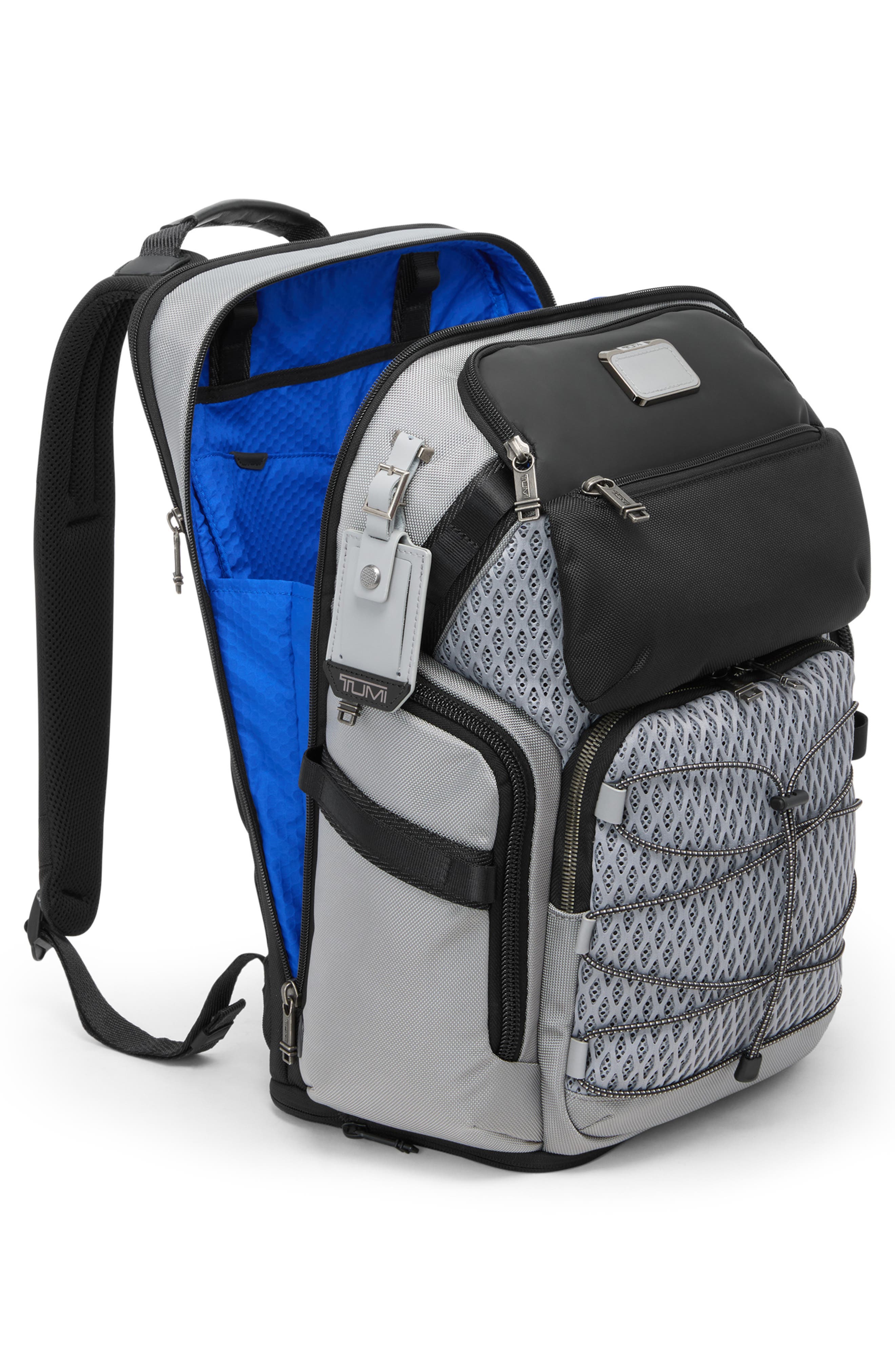 TUMI Alpha Bravo Nomadic Backpack, Alternate, color, Pearl Grey Mesh