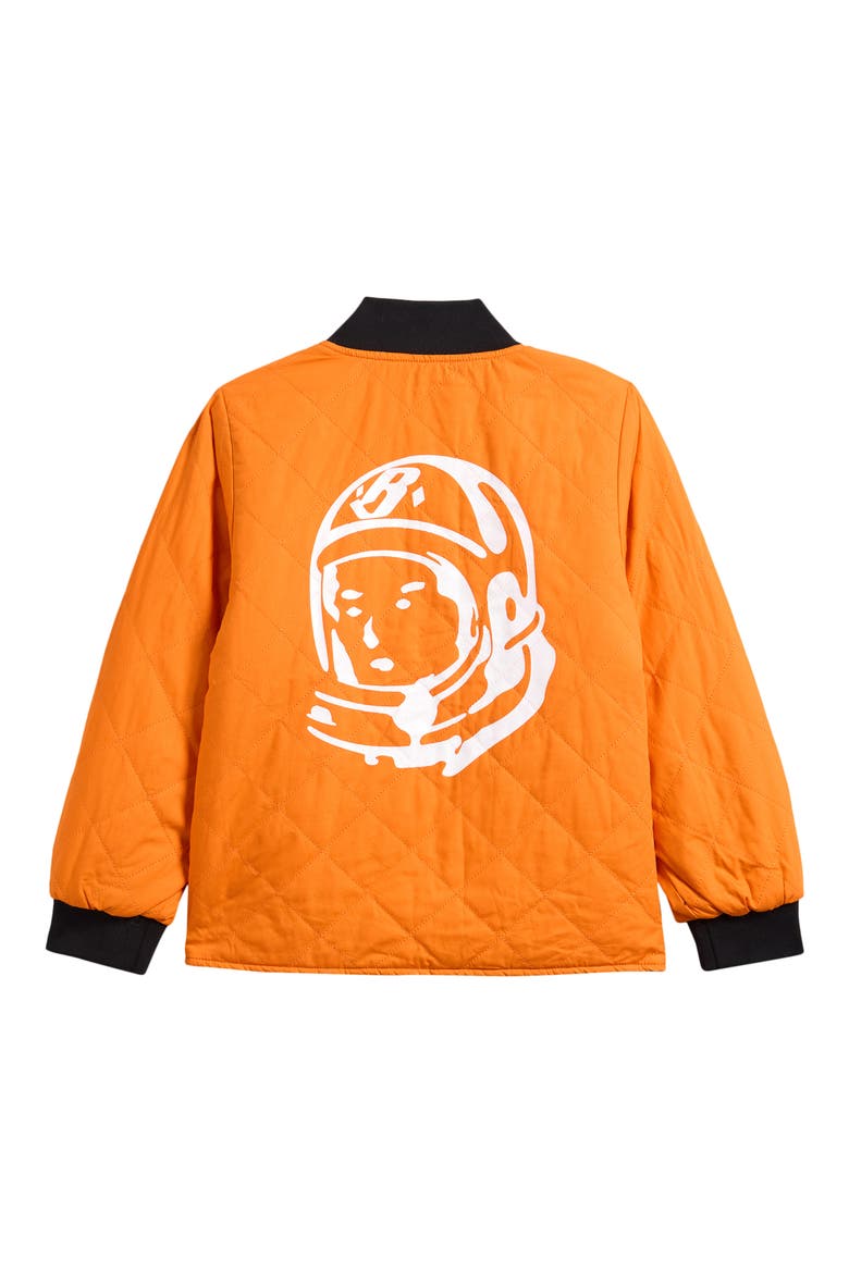 Kids' Wood Camo Reversible Bomber Jacket, Alternate, color, PERSIMMON