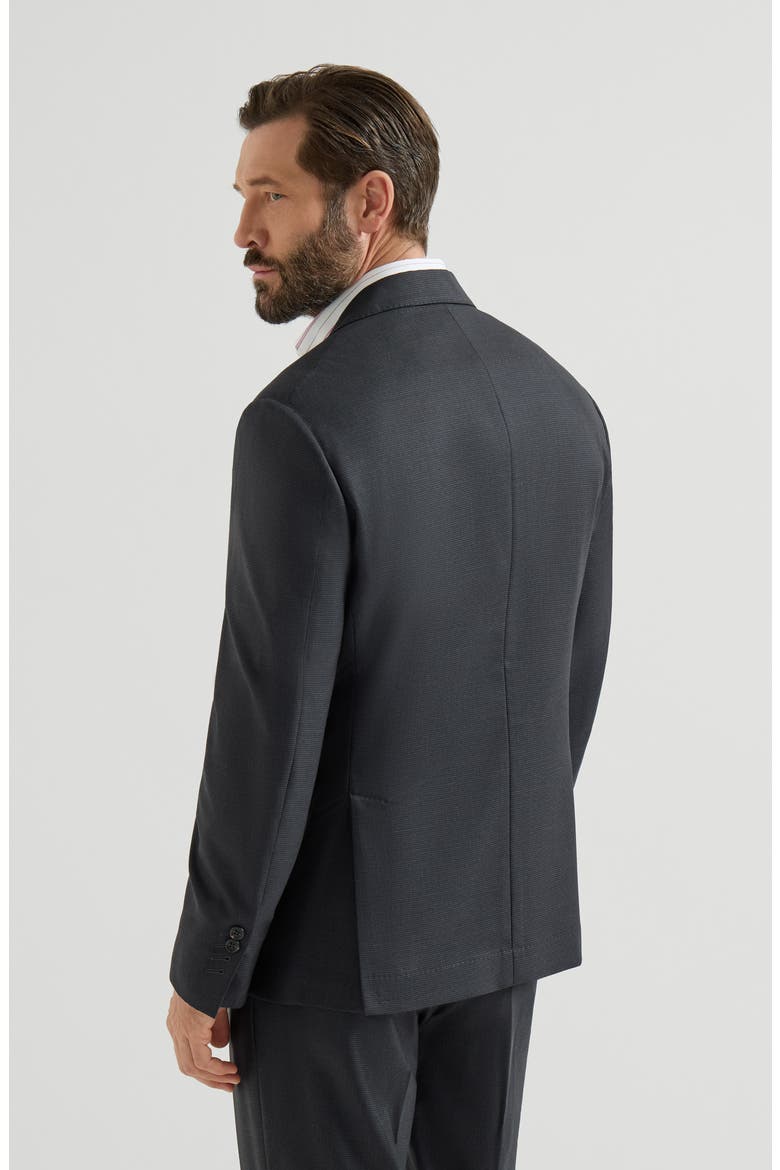 Houndstooth blazer, Alternate, color, Anthracite