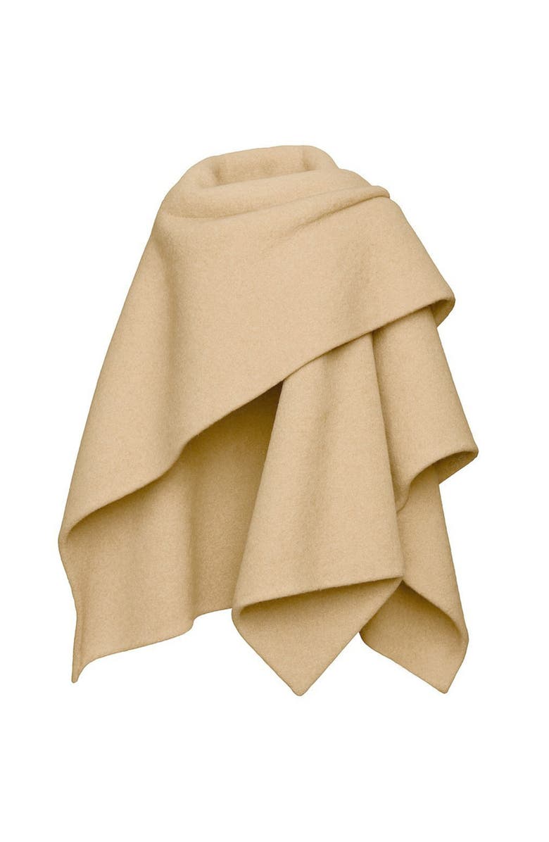 DIARRABLU Convertible Cream Wrap Cape, Alternate, color, Solid Cream