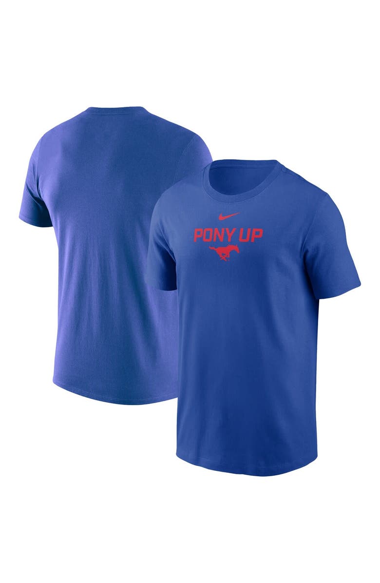 Nike Men's Nike Royal SMU Mustangs Local Performance T-Shirt, Alternate, color, 