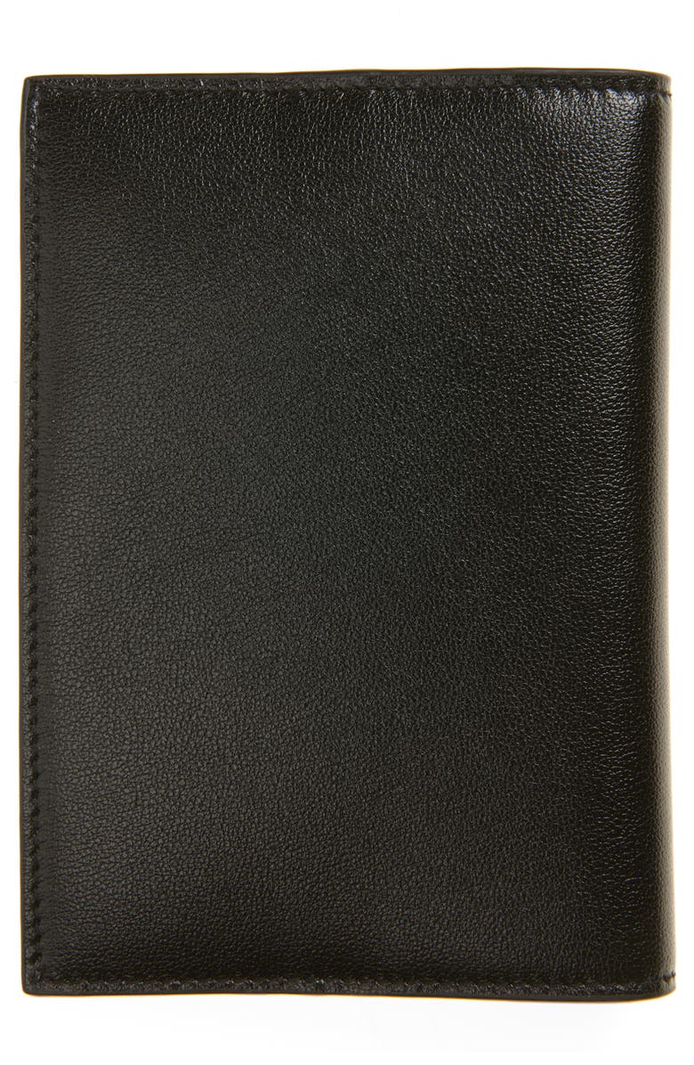Dolce&Gabbana Leather Passport Holder, Alternate, color,