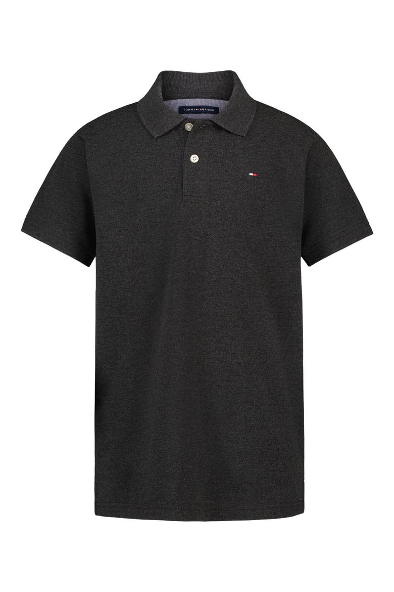 Kids' Ivy Polo, Main, color, BLACK HTHR