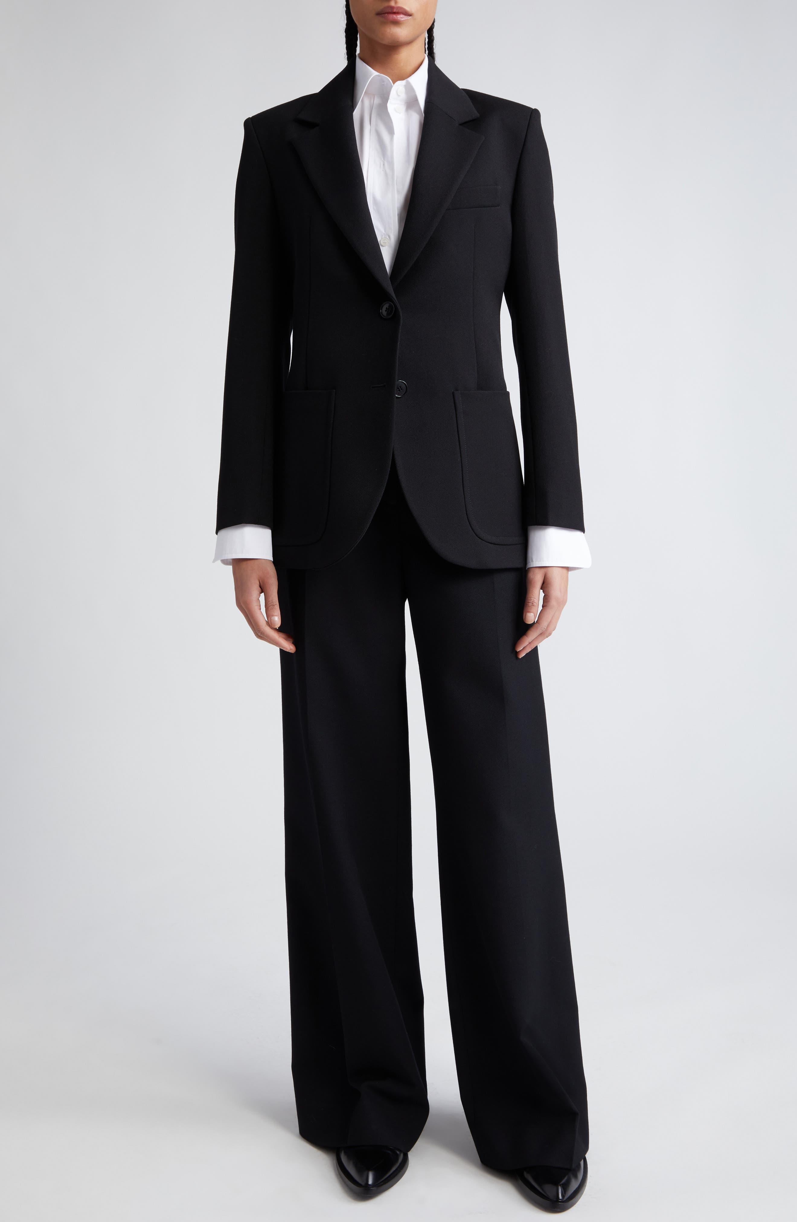 Patch Pocket Twill Blazer - image 2