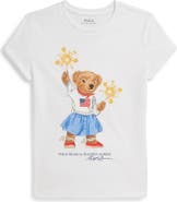 Polo Ralph Lauren Kids' Patriotic Polo Bear Cotton Graphic T-Shirt