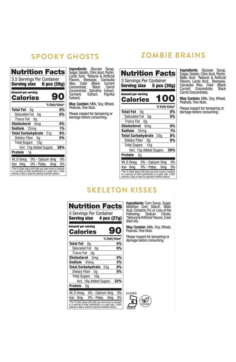 sugarfina Boo Bash Bento Box, Candy Cube & Mix Bag Bundle, Alternate, color, 